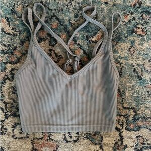 For Love And Lemons Light Gray Top
